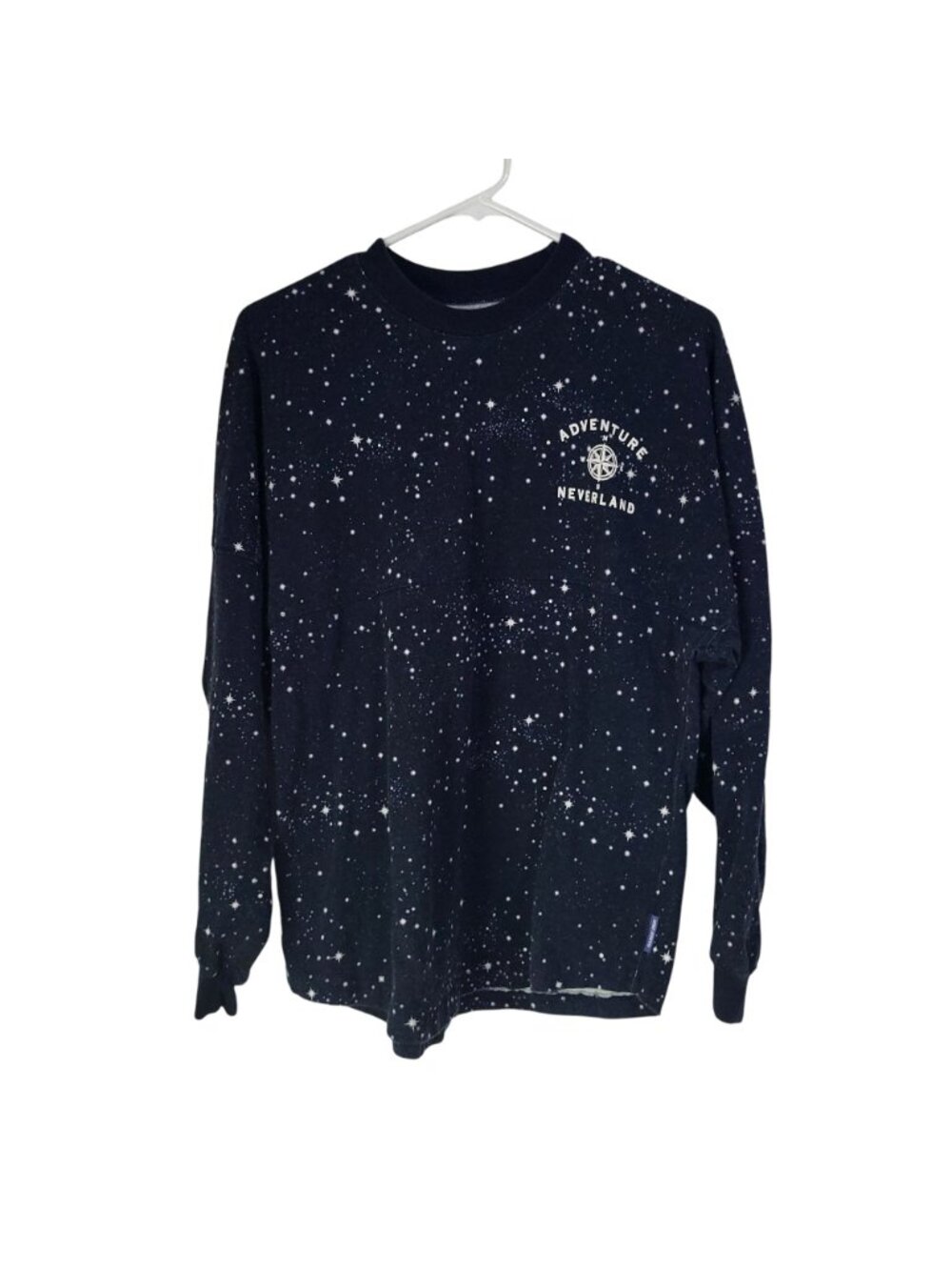 Disney Store Spirit Jersey NEVERLAND Peter Pan Constellation Navy Blue XS - Picture 3 of 10